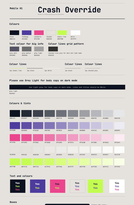 Crashoverride color pallete